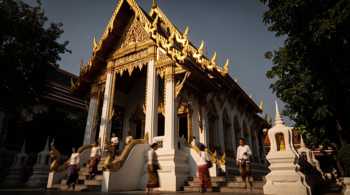Wat Traimit at the eastern edge of Bangkok's Chinatown